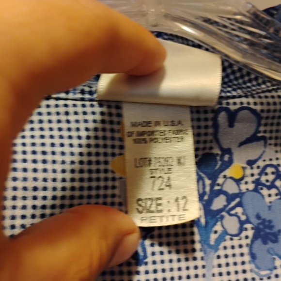 Vintage G.W. Graff Lightweight Floral Abstract Blazer Jacket Unique Size 10 - Picture 6 of 9